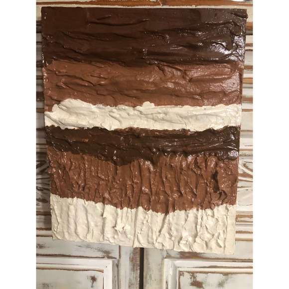Plaster Wall Art, Canvas Art, Abstract Art, Wall Hanging